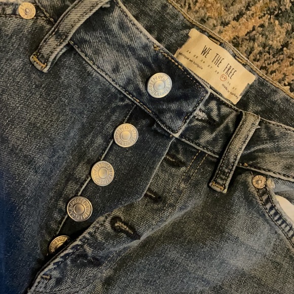 Free People High Waist Boot Cut Jeans - Picture 5 of 6